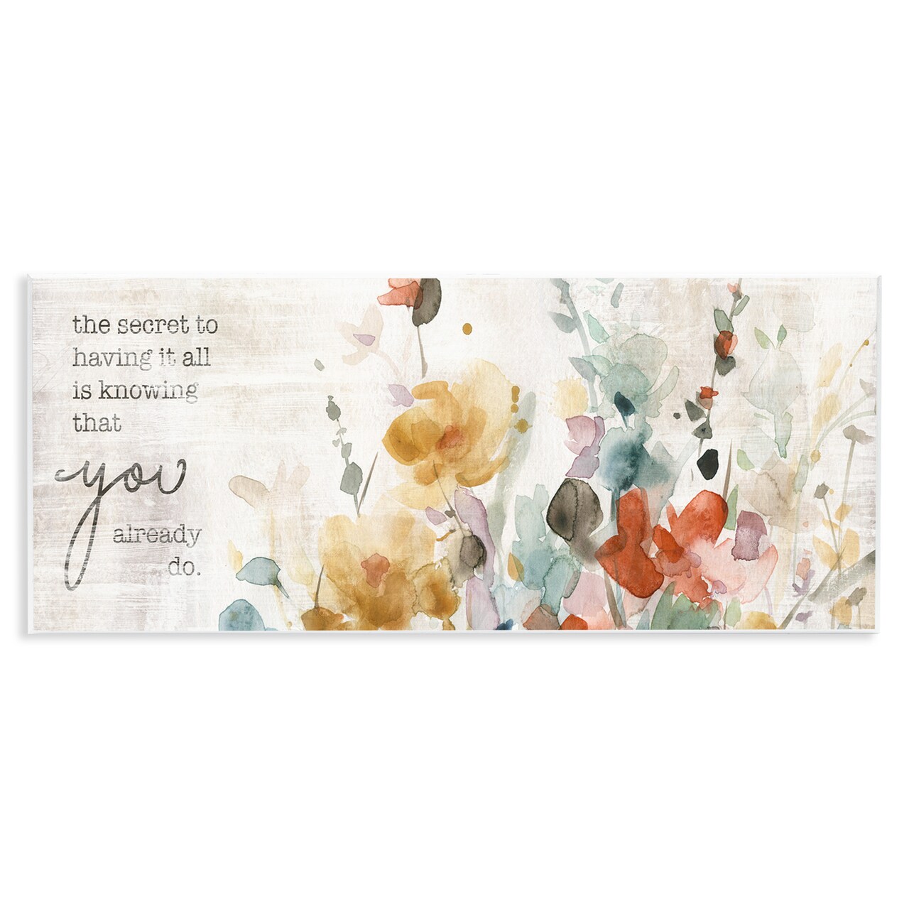 Stupell Industries Knowing You Have It Motivational Wall Plaque Art